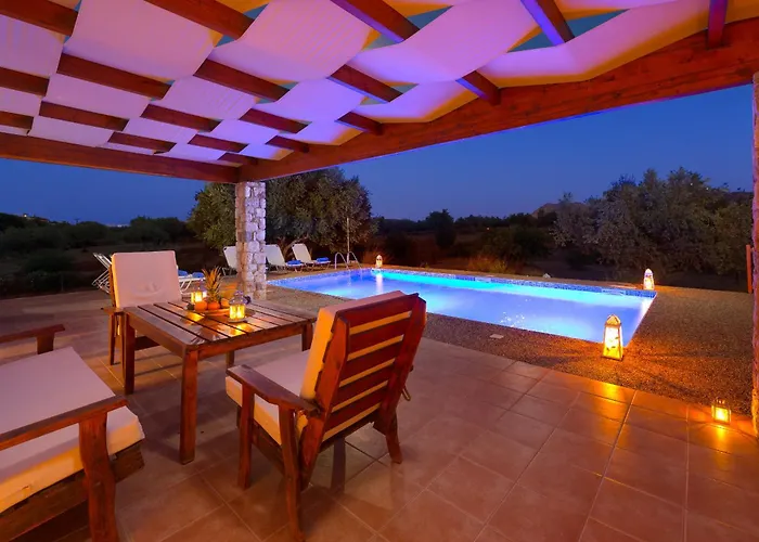 Olive Private Swimming Pool 5 Bdr Rhodes Villa *