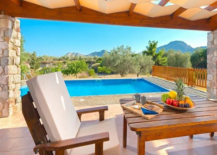 Olive Private Swimming Pool 5 Bdr Rhodes Willa Kolymbia