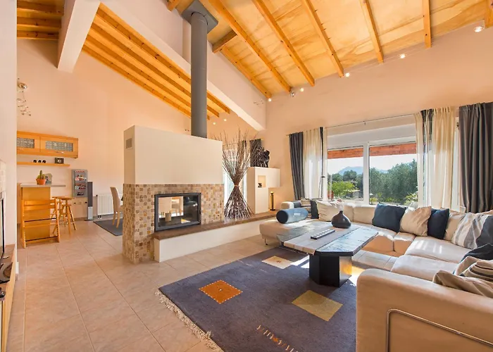 Olive Private Swimming Pool 5 Bdr Rhodes * Κολύμπια